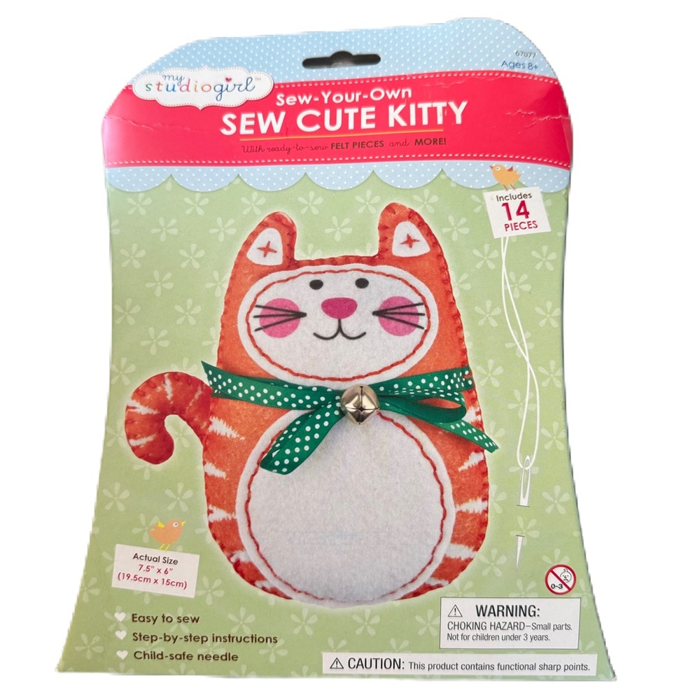 NIB My Studio Girl Sew-Your-Own Sew Cute Kitty